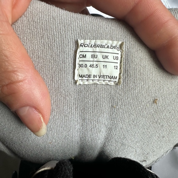 Rollerblade Zetra Blade Inline Skates Men's Size 11 Black white orange - Picture 5 of 8